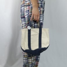 画像2: L.L. Bean BOAT AND TOTE キャンバストートバッグ SMALL (2)