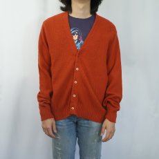 画像2: 70〜80's Stoneham Sportswear アクリルニットカーディガン L (2)