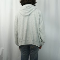 画像3: 80〜90's Champion USA製 青刺繍タグ中期 "ARMY" スウェットジップパーカー XL (3)