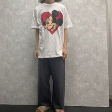 画像2: 90's Disney ミッキーマウス プリントTシャツ XL (2)
