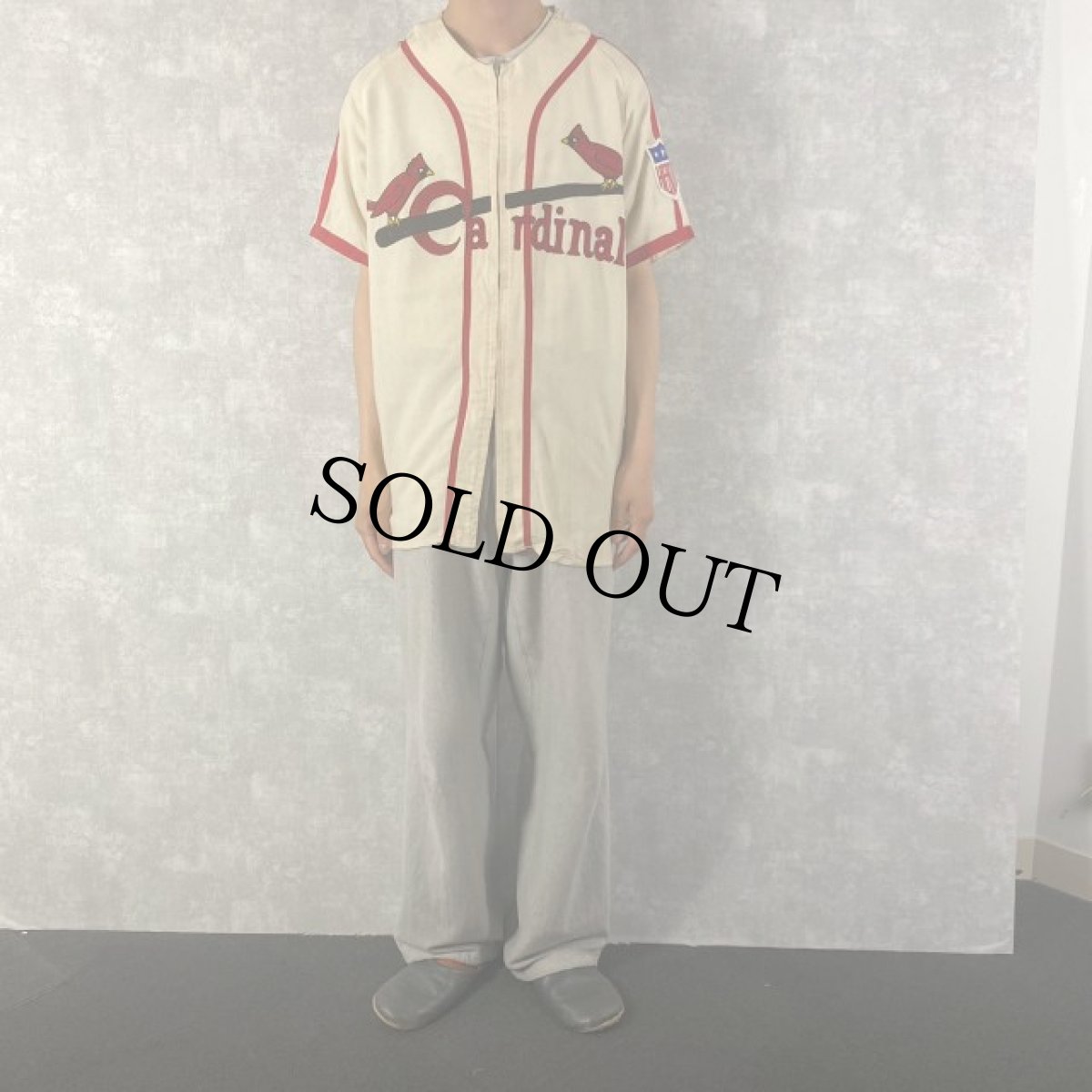 画像2: 60〜70's mitchell&ness "Cardinals" ベースボールシャツ (2)