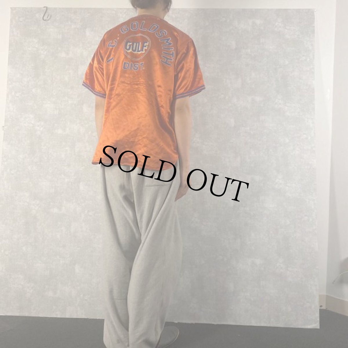 画像5: 40's THE W.A.HOLT COMPANY "GULF" サテンベースボールシャツ (5)