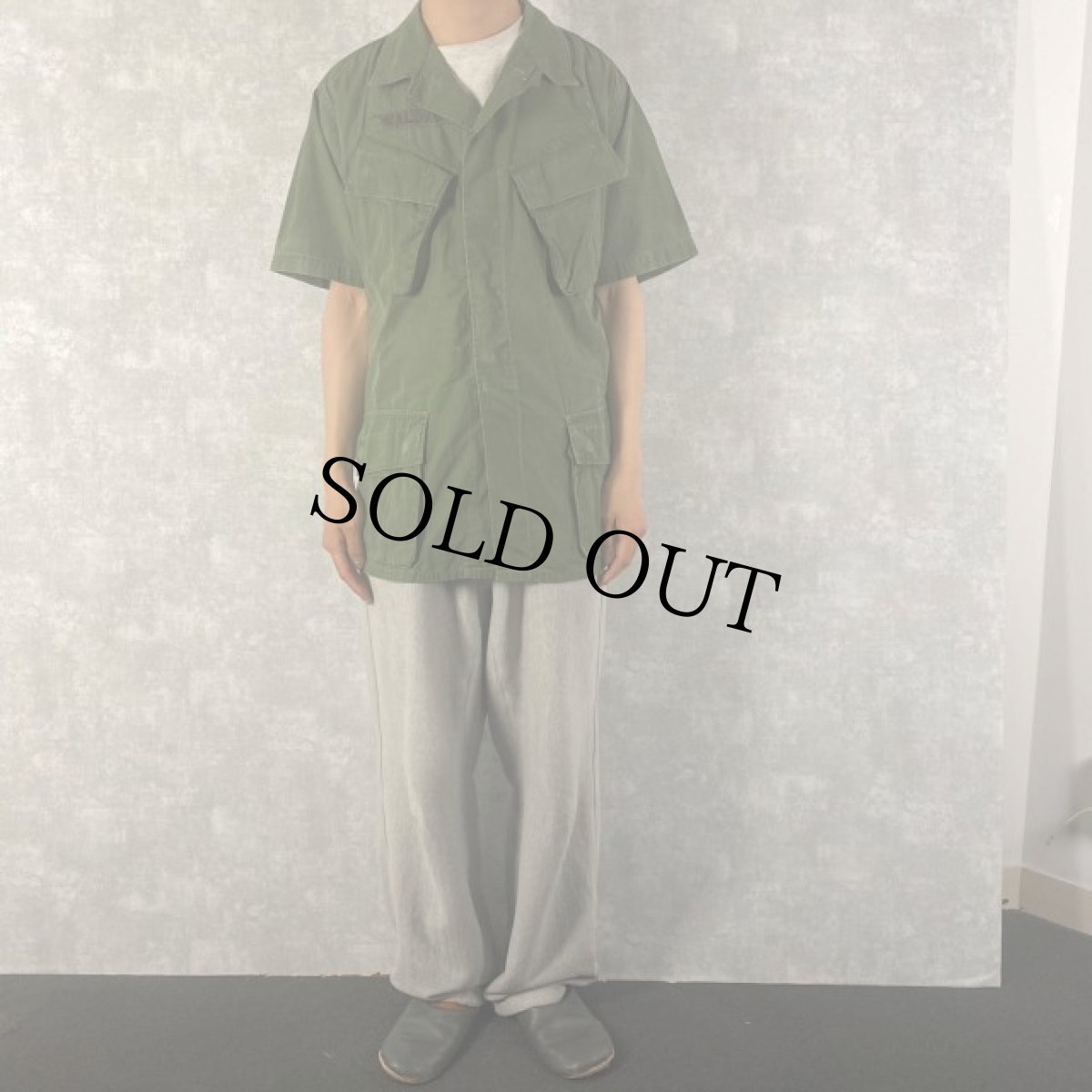 画像2: 60's U.S.ARMY Remake Jungle Fatigue Jacket 3rd MEDIUM-REGULAR (2)