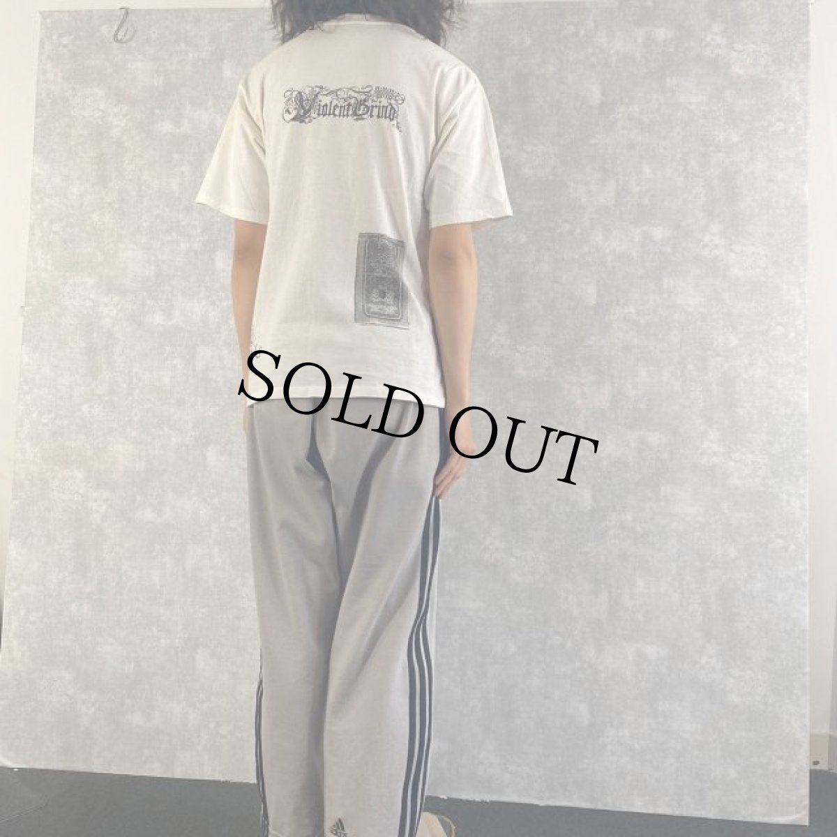 画像4: 90's VIOLENT GRIND USA製 グラフィックプリントTシャツ M (4)