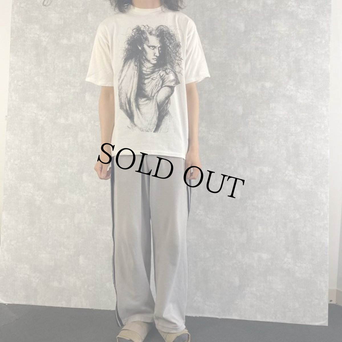 画像2: 90's VIOLENT GRIND USA製 グラフィックプリントTシャツ M (2)