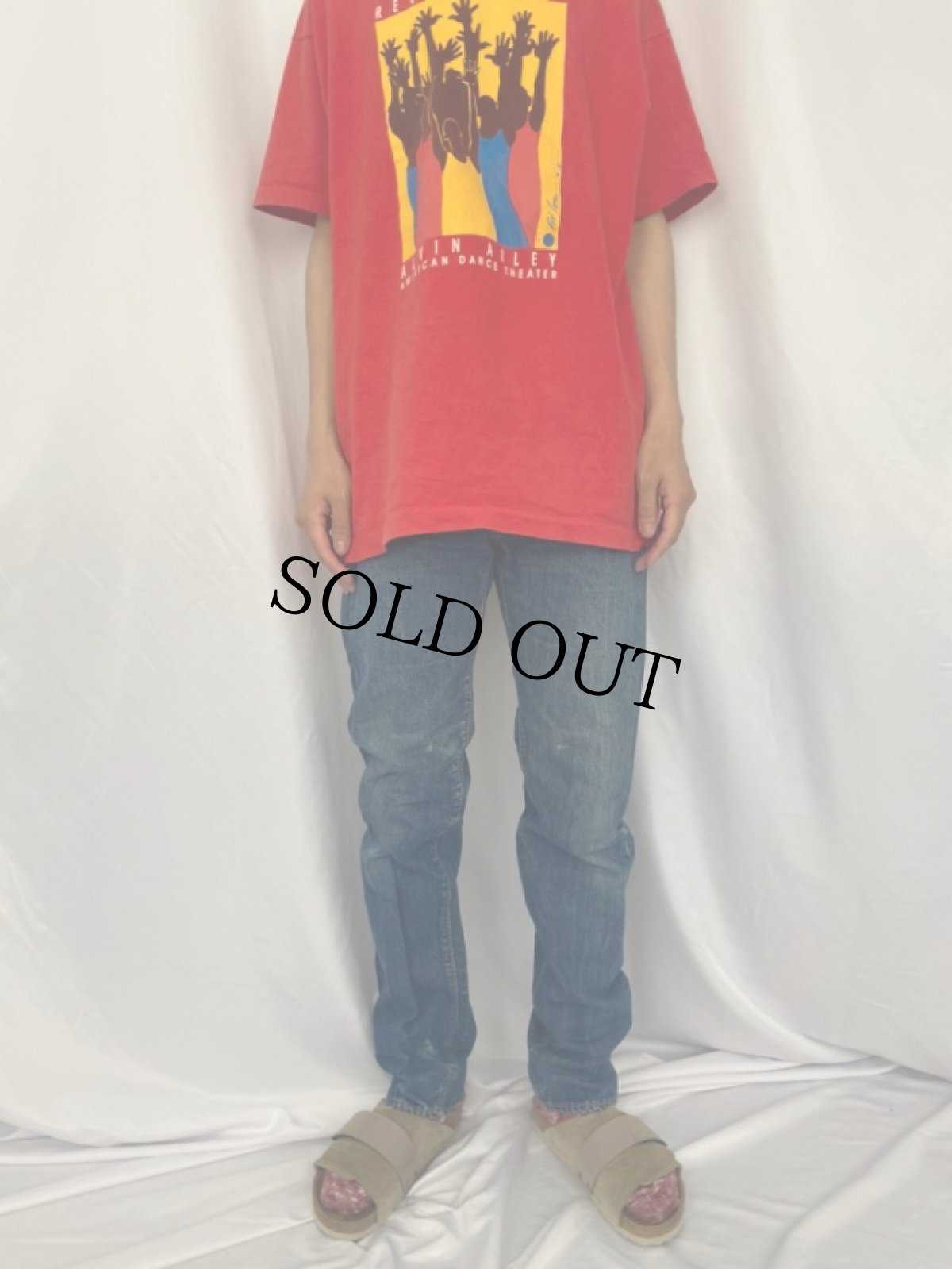 画像2: 60's〜70's LEVI'S 505-0217 BIGE デニムパンツ 大文字表記 W31 (2)