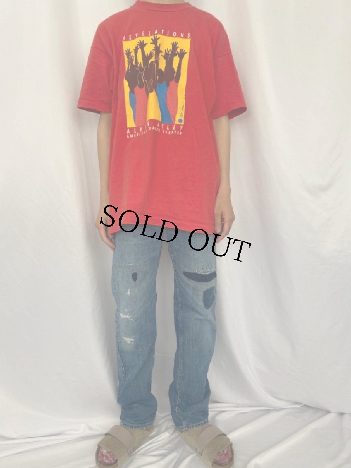 画像2: 50's Lee 101Z センター赤タグ デニムパンツ W31 (2)