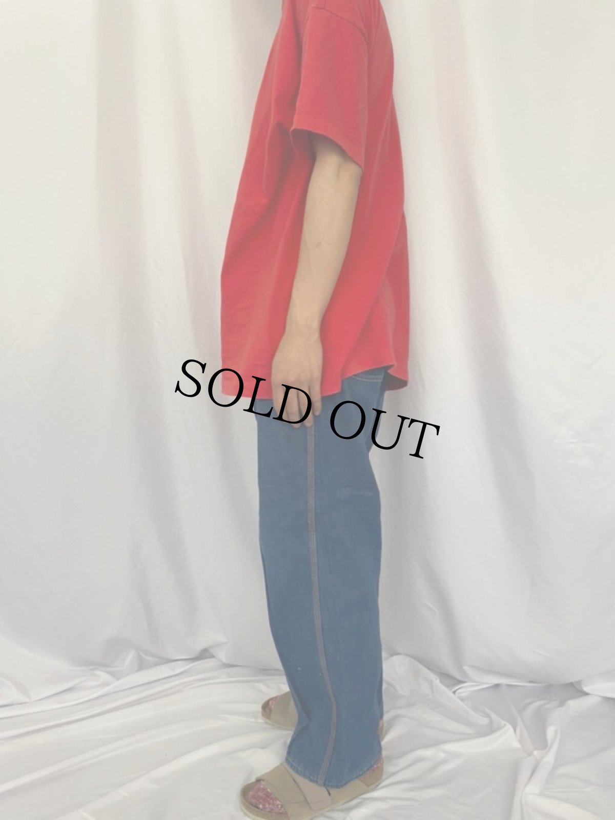 画像3: 40's〜50's STOREBRAND 5ポケット デニムペインターパンツ W34 (3)