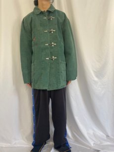 画像2: 80's KENZO JEANS FRANCE製 ファイヤーマンジャケット L (2)