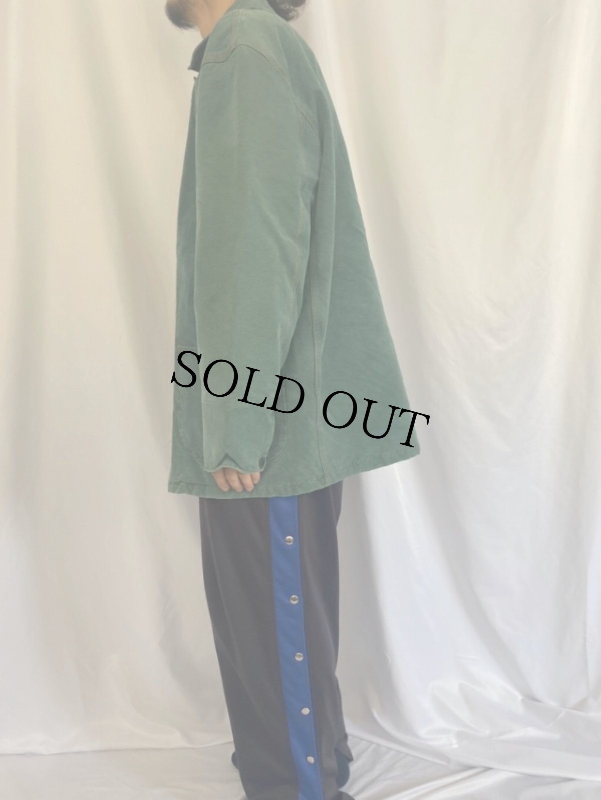 画像3: 80's KENZO JEANS FRANCE製 ファイヤーマンジャケット L (3)