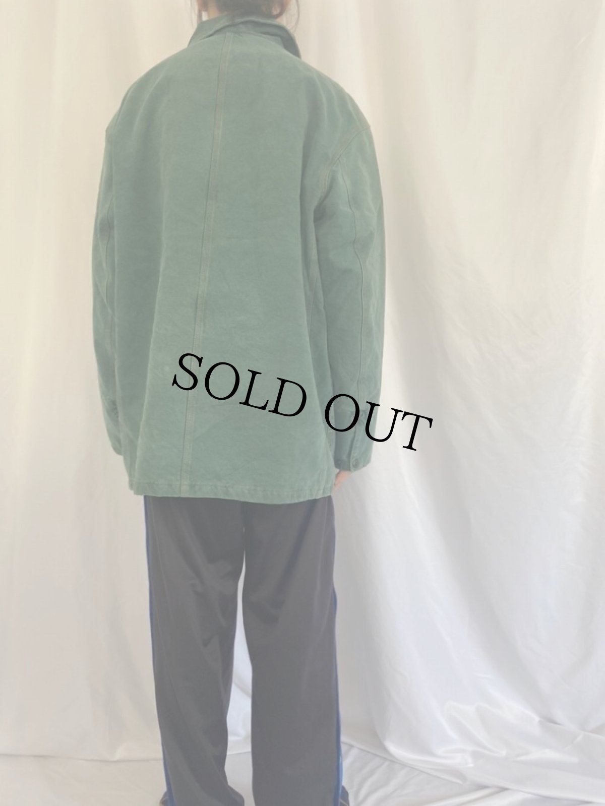 画像4: 80's KENZO JEANS FRANCE製 ファイヤーマンジャケット L (4)