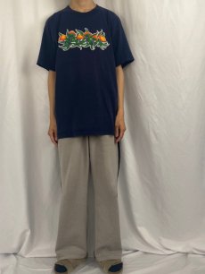 画像2: 90's USA製 マッシュルームプリントTシャツ XL (2)