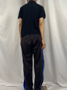 画像4: 70's〜80's LACOSTE FRANCE製 ロゴワッペン ポロシャツ ブラック (4)