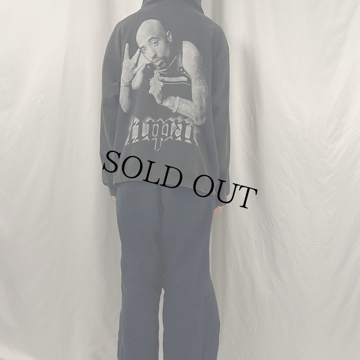 画像4: 2PAC "all eyez on me" フォトプリントスウェットフーディ XL (4)