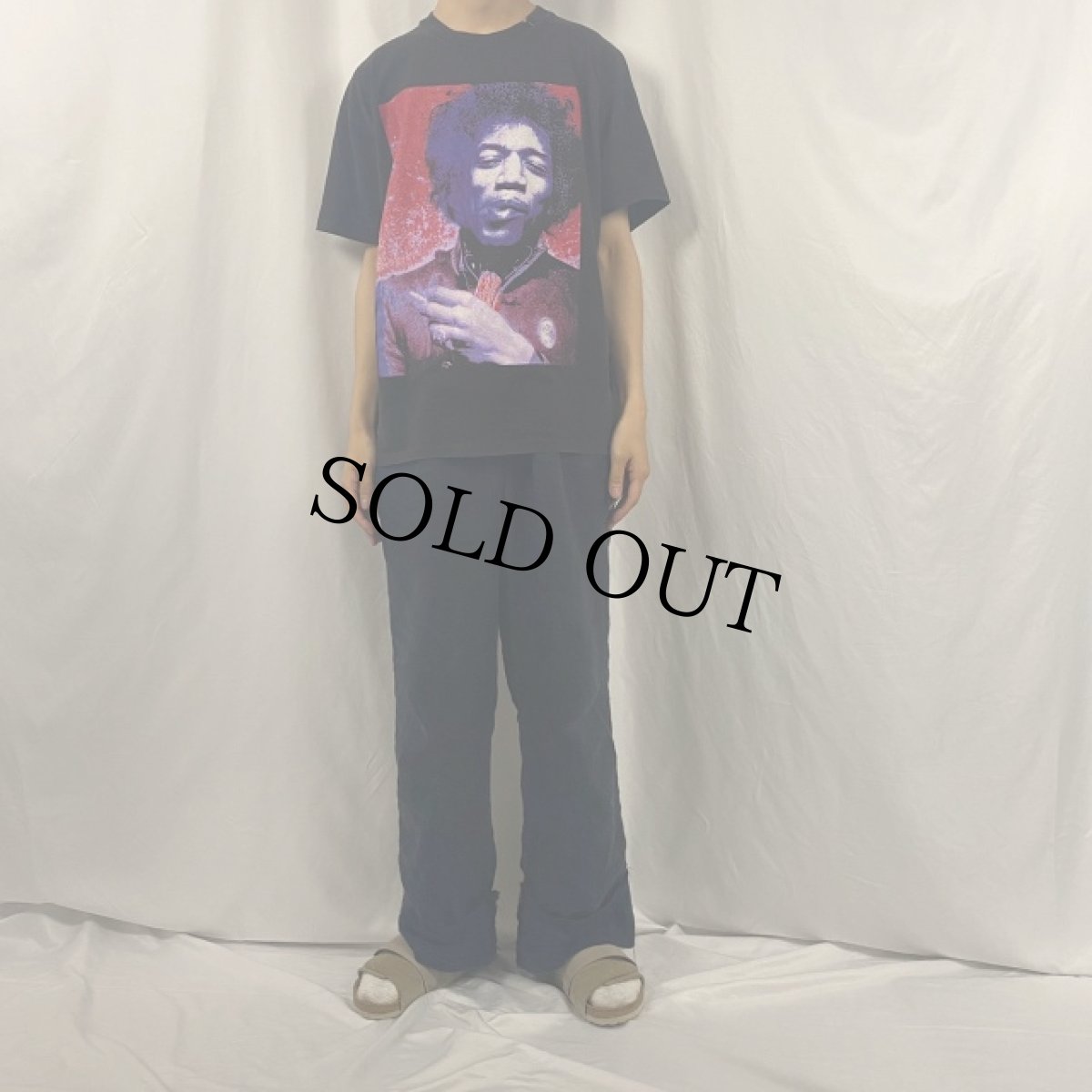 画像2: 90's Jimi Hendrix USA製 ミュージシャンTシャツ XL (2)