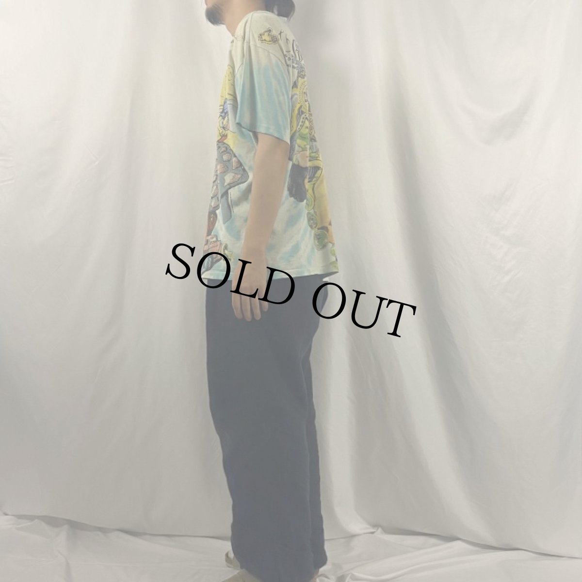 画像3: 90's The Allman Brothers Band USA製 タイダイ×大判プリント ロックバンドTシャツ XL (3)