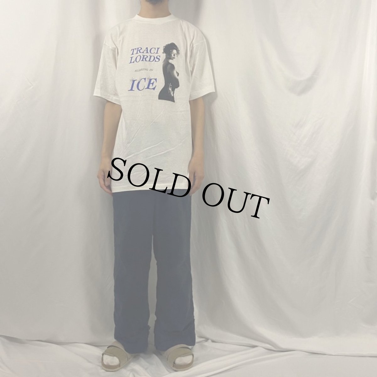 画像2: 90's TRACI LORDS "STARRING IN ICE" 映画プリントTシャツ XL (2)
