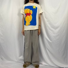 画像2: 90's〜 Disney くまのプーさん キャラクタープリントTシャツ M (2)