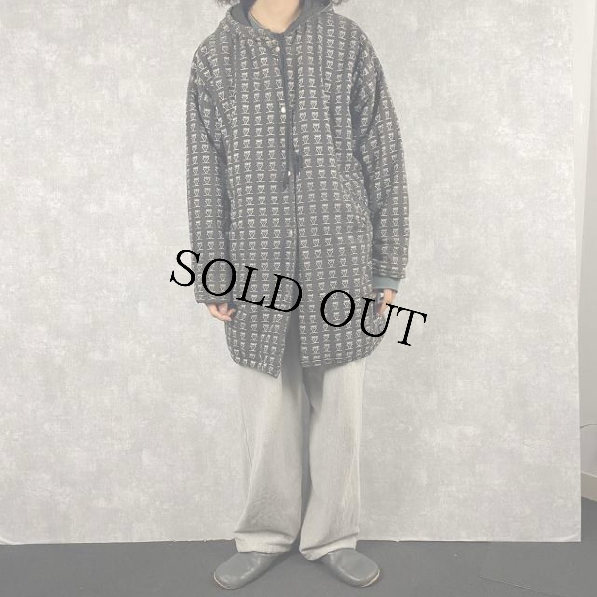 画像5: Fido Dido キャラクター総柄 リバーシブル 中綿コットンパーカ (5)