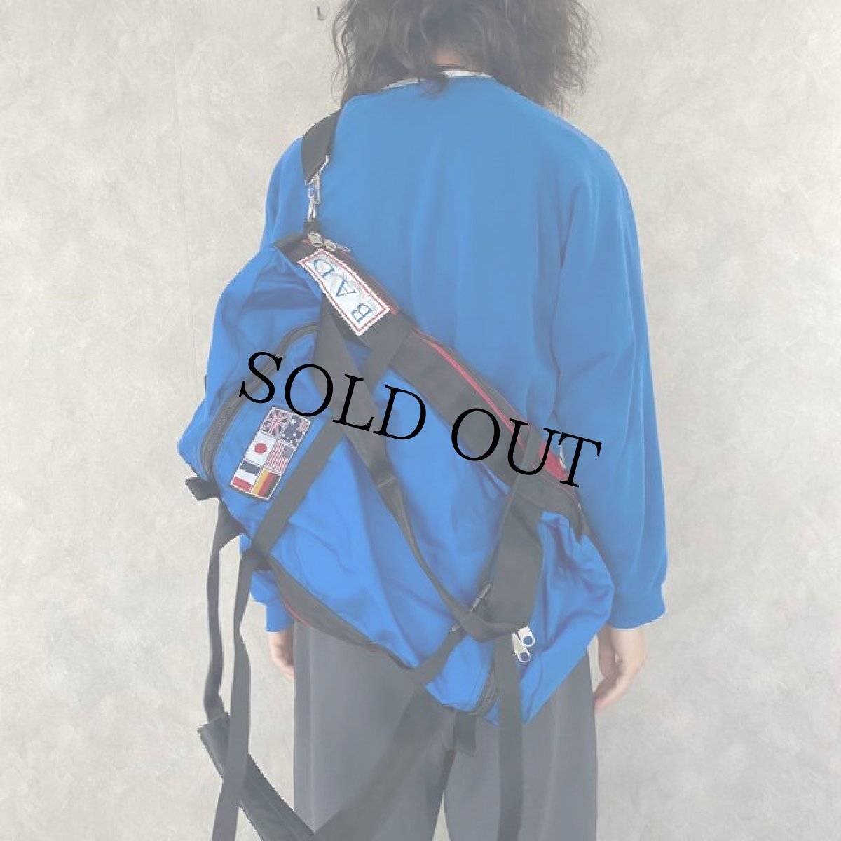 画像2: BEST AMERICAN DUFFEL USA製 ツートンカラーダッフルバッグ (2)