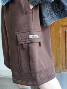 画像1: DREAM U.S.A. スウェットカーゴショーツ BROWN 3XL (1)