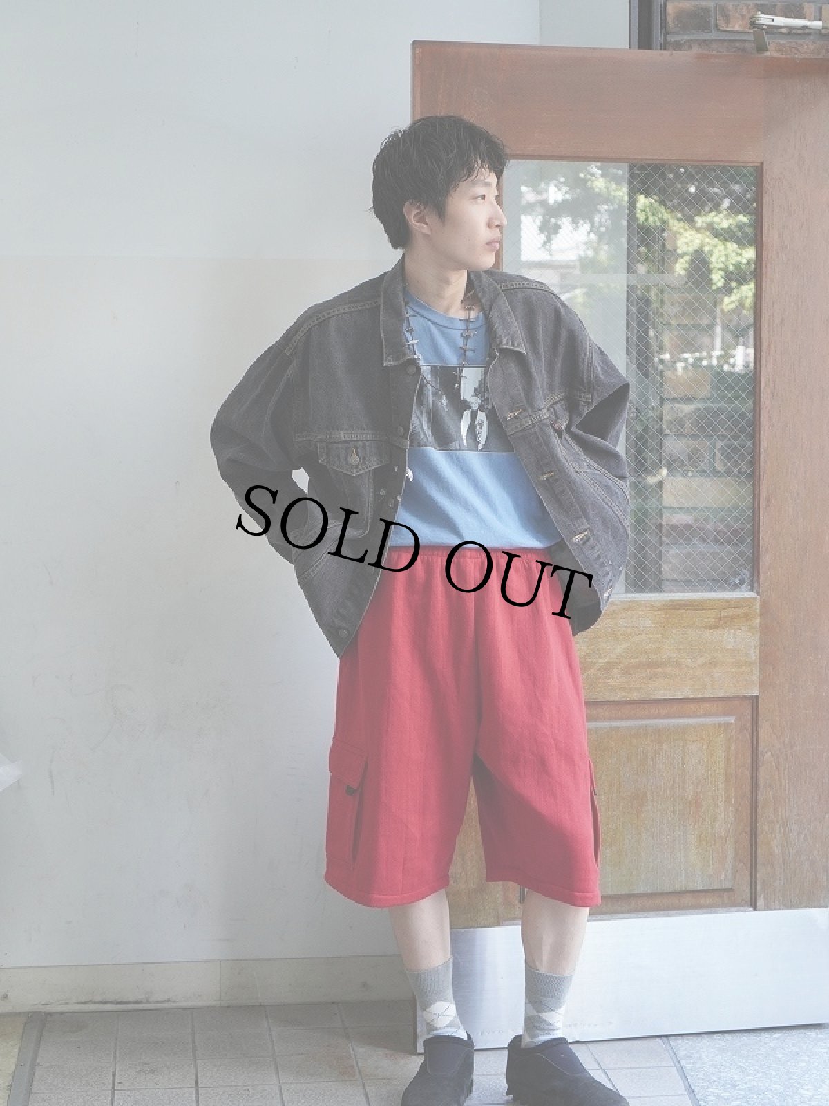 画像1: VIBES スウェットカーゴショーツ XXL (1)