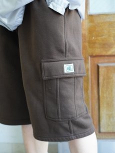 画像3: BTL スウェットカーゴショーツ BROWN L (3)