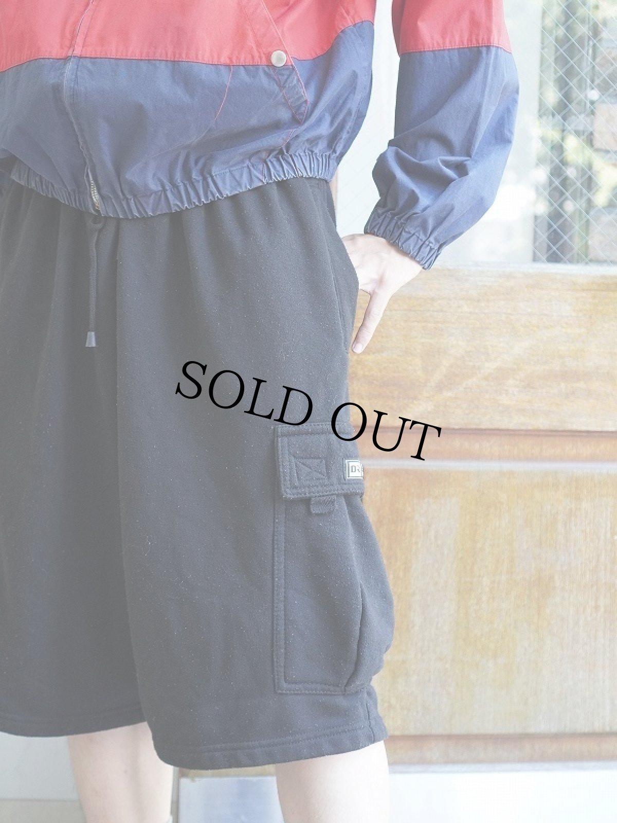 画像3: DREAM U.S.A. スウェットカーゴショーツ BLACK 4XL (3)