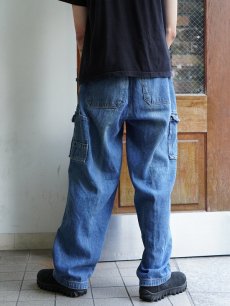 画像4: no boundaries デニムカーゴパンツ W35 (4)