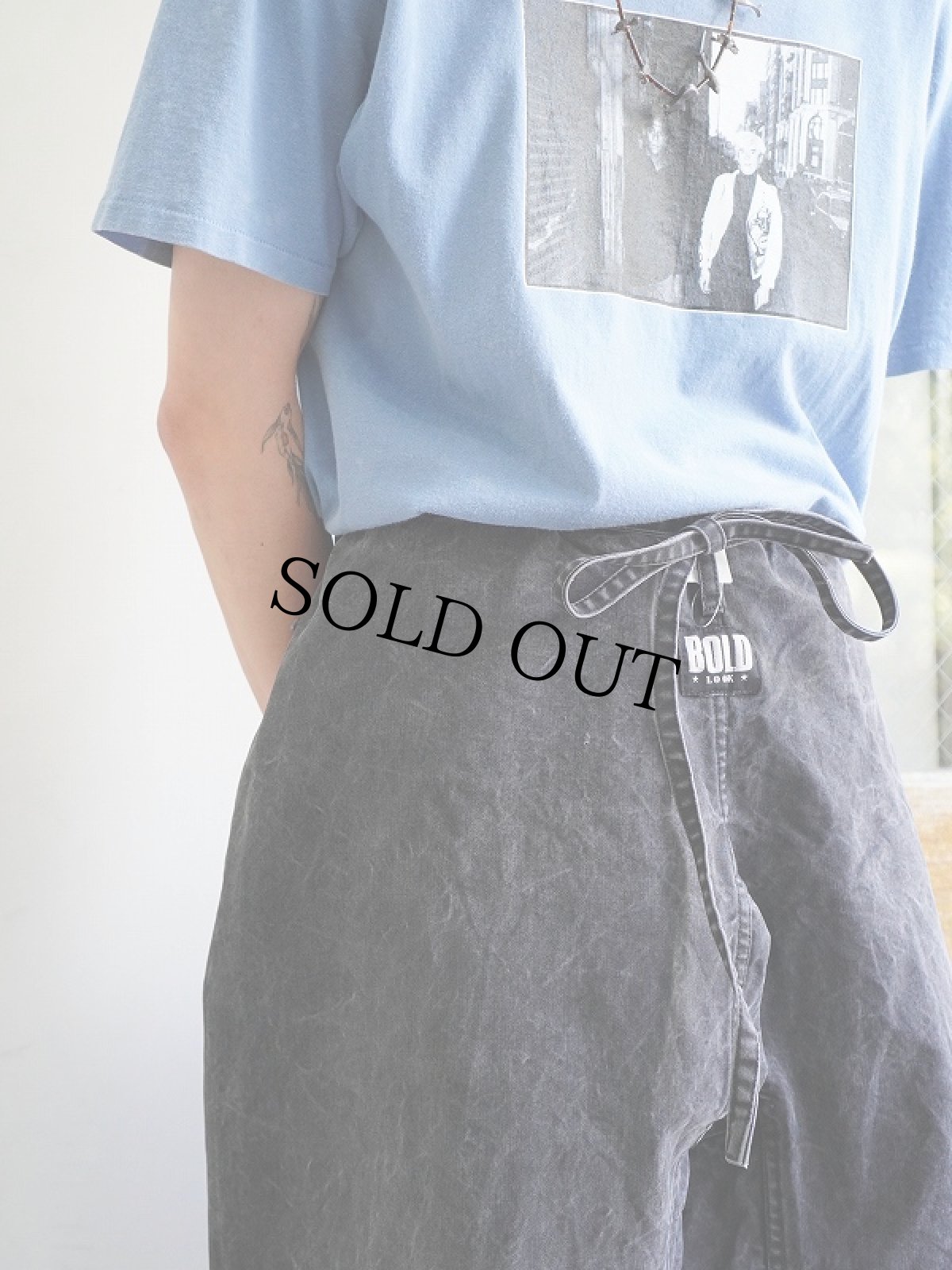 画像3: BOLD LOOK 柔道着デザインパンツ BLACK SIZE5 (3)