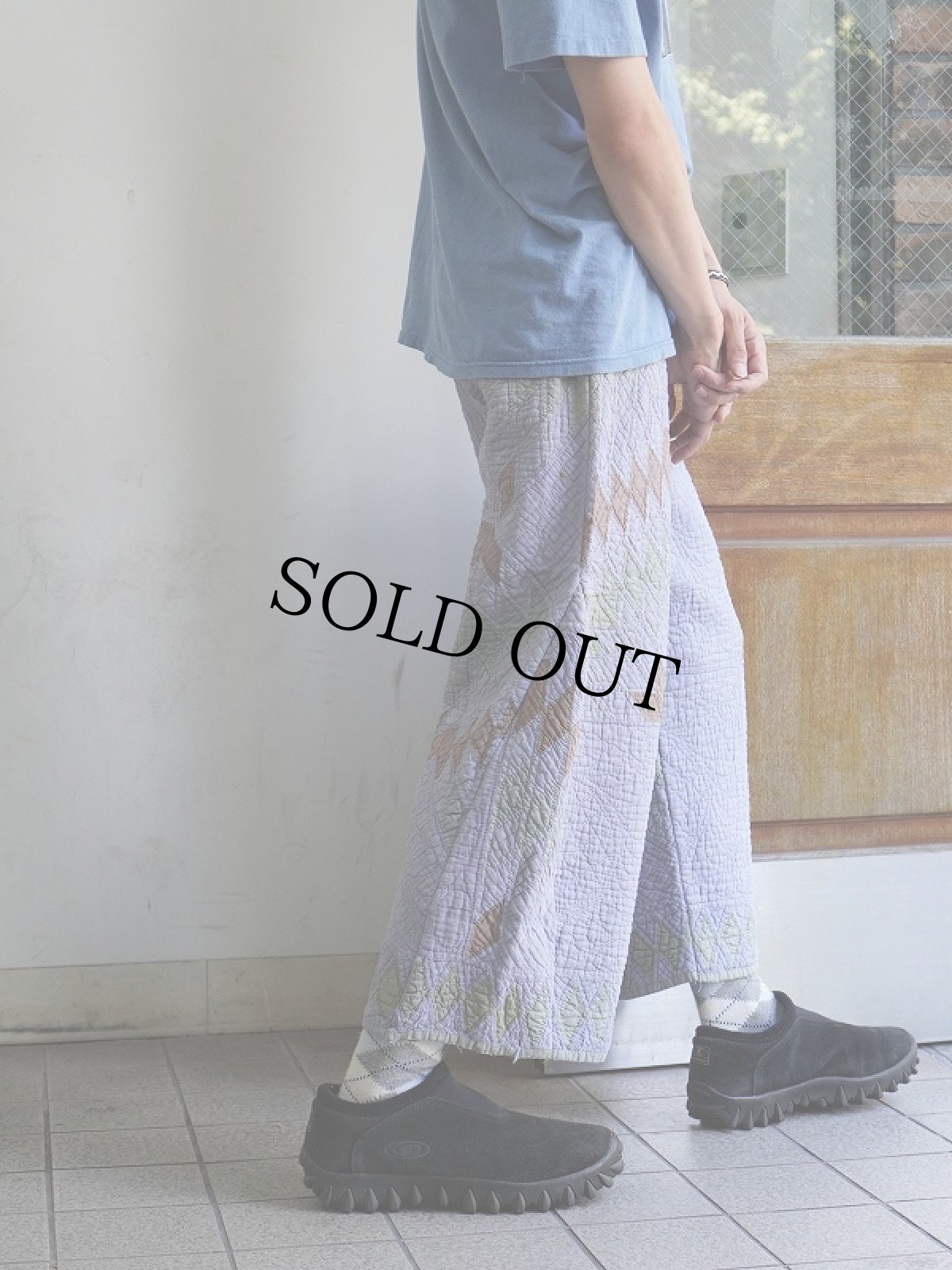 画像3: キルティングデザイン イージーパンツ (3)