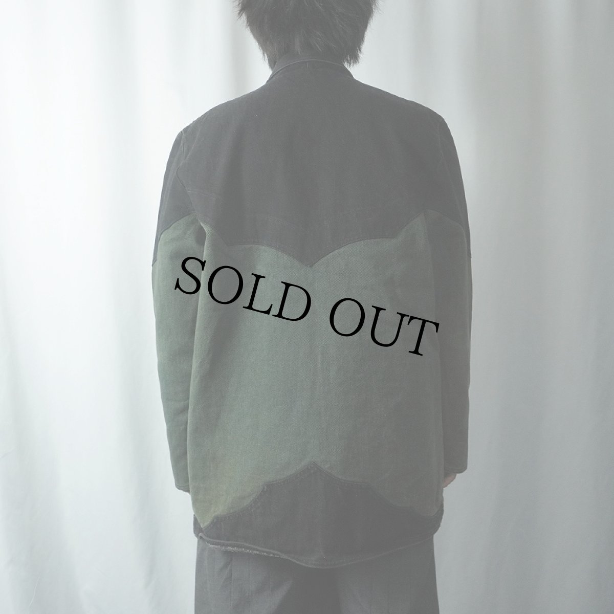 画像3: 70〜80's ROCKY MOUNTAIN USA製 切り替えデザイン デニムテーラードジャケット L (3)