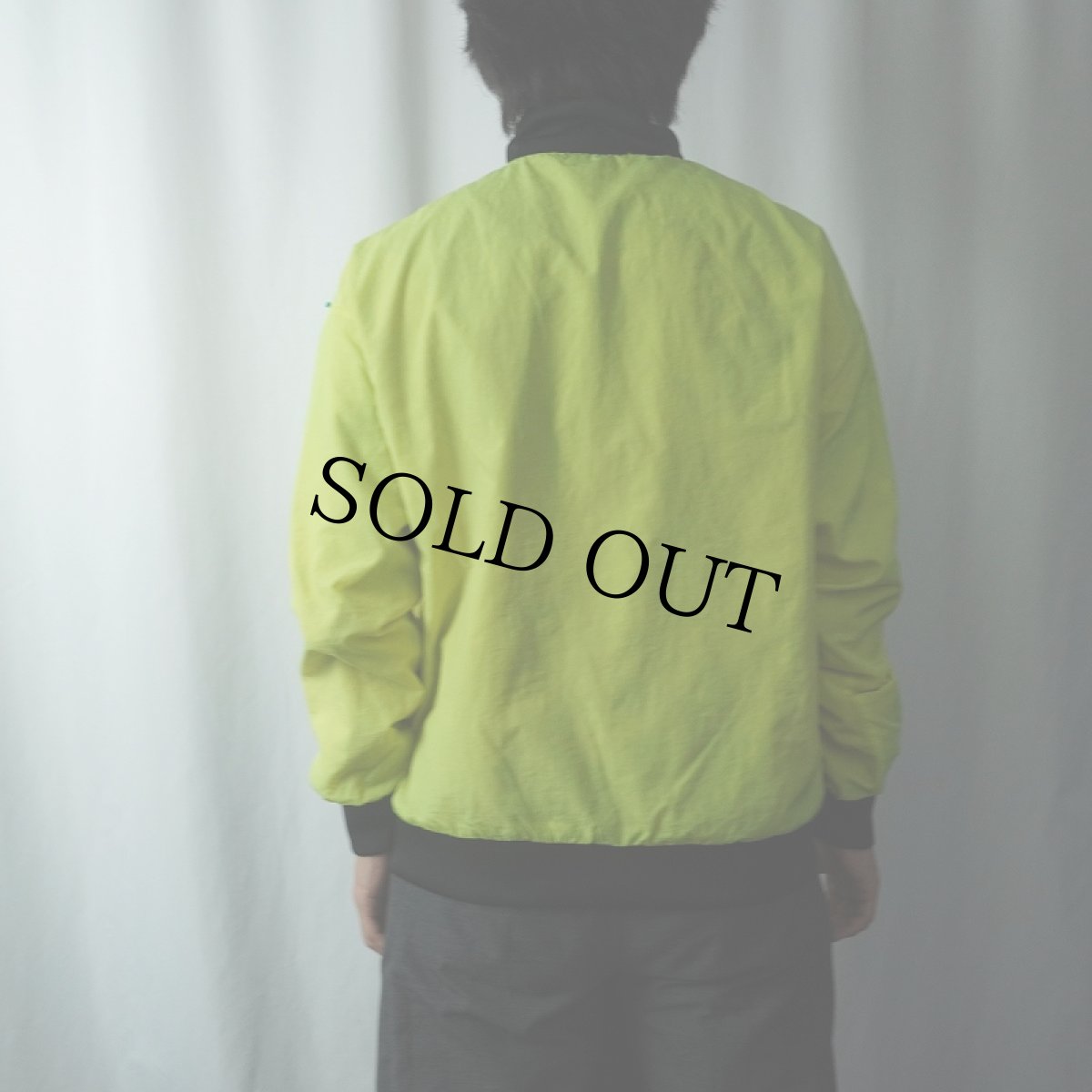 画像4: speedo マーブル柄 ハーフジップ リバーシブルナイロンジャケット (4)