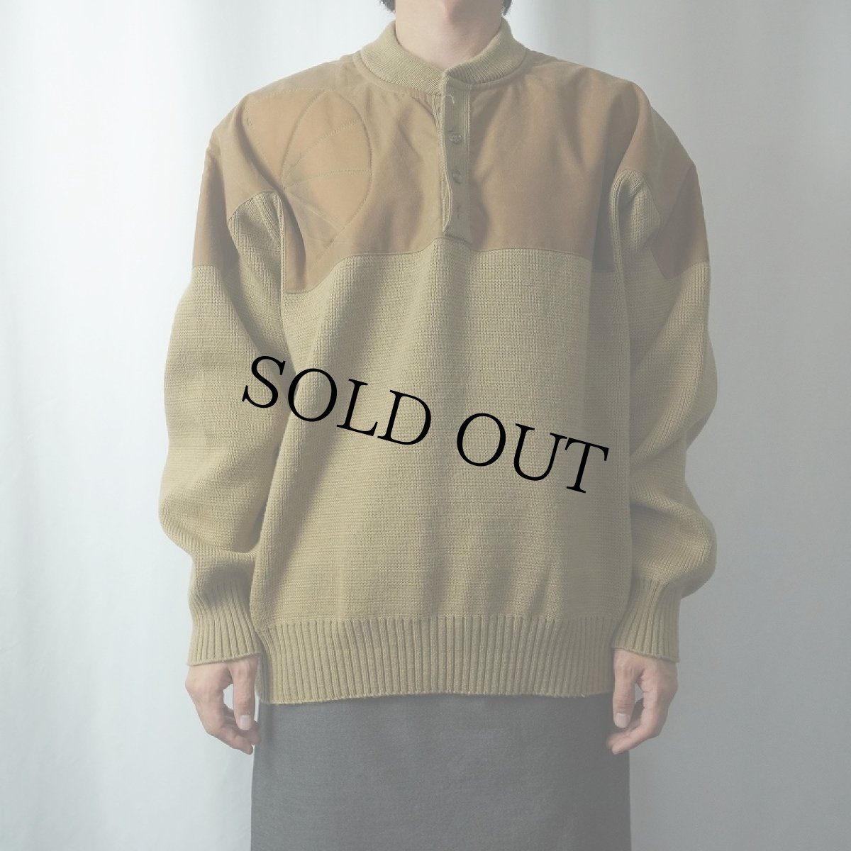 画像2: 2000's FILSON USA製 GUIDE SWEATER XL (2)