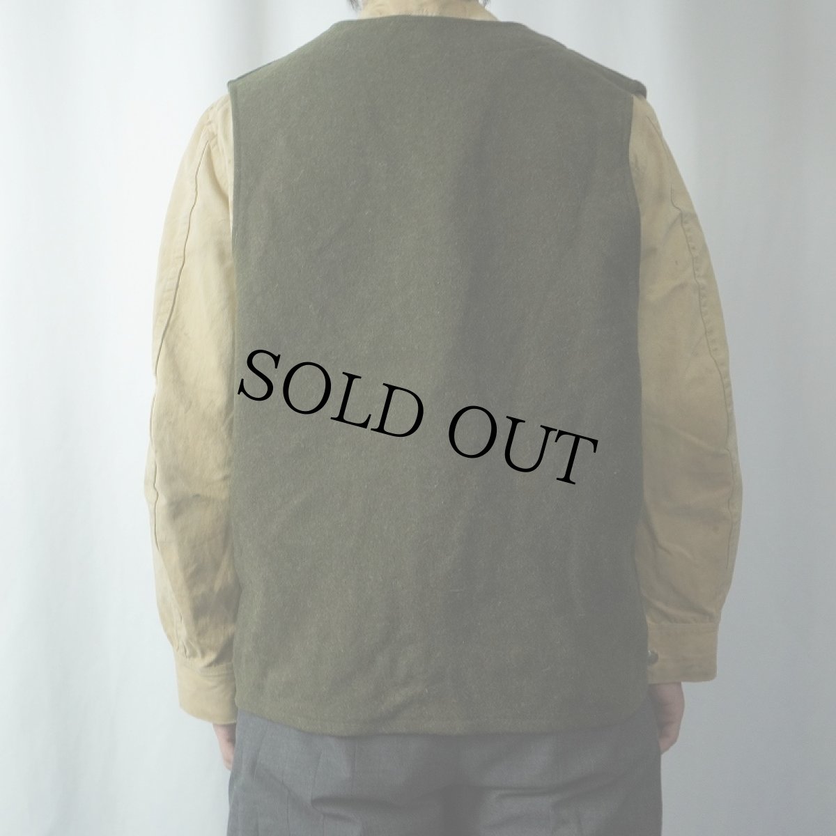 画像3: 2000's FILSON MACKINAW WOOL VEST 46 (3)