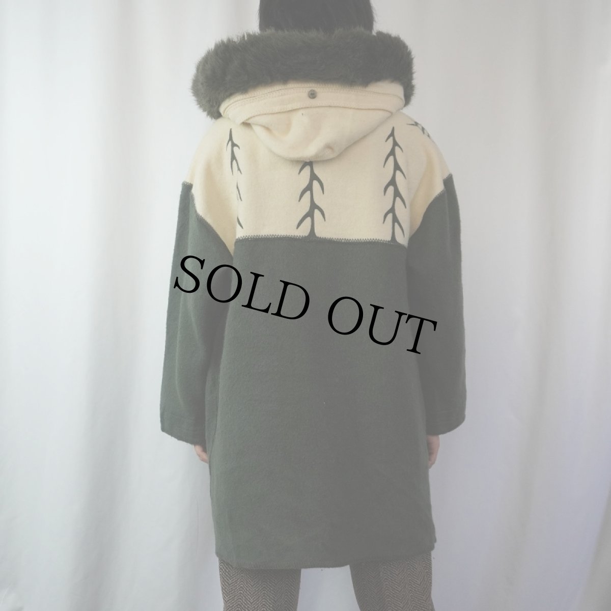 画像3: VINTAGE LUNDSTORM LAPARKA CANADA製 ウールコート S (3)