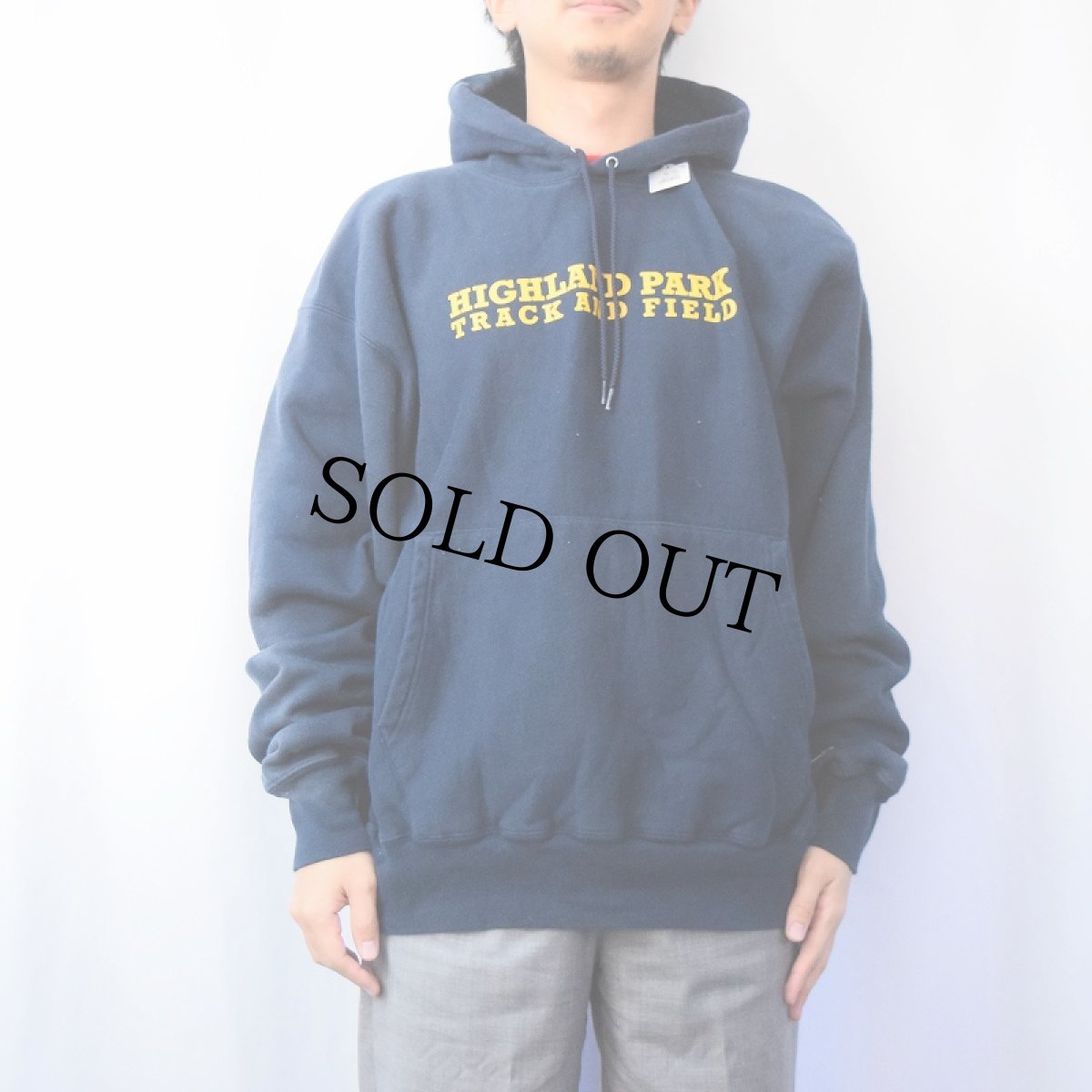 画像3: Champion REVERSE WEAVE "HIGHLAND PARK" スウェットフーディー NAVY L (3)