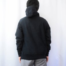 画像3: Champion REVERSE WEAVE "Northwestern University" スウェットフーディー BLACK M (3)