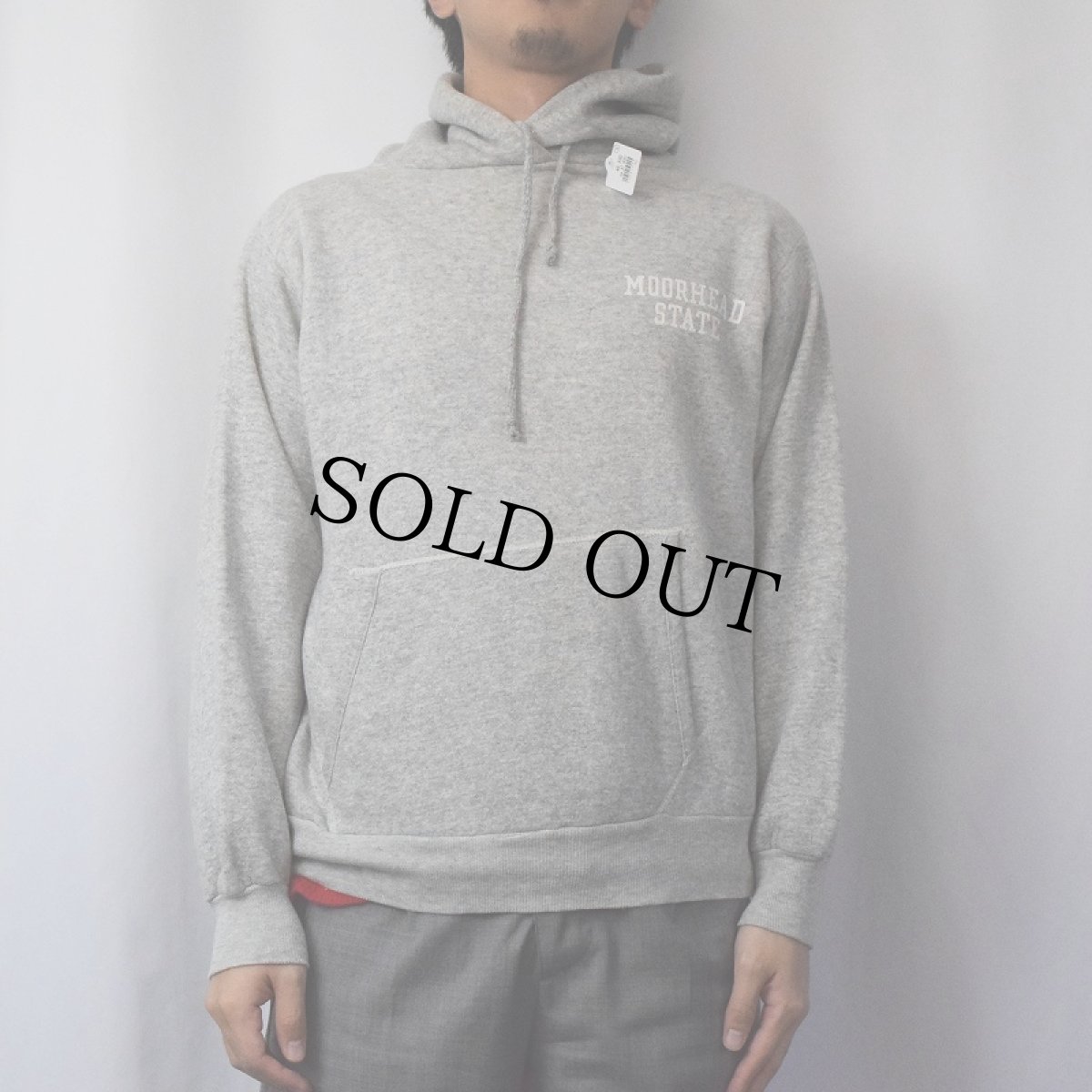 画像2: 70〜80's MOORHEAD STATE プリントスウェットフーディー (2)