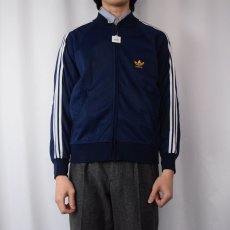 画像2: 70's adidas FRANCE製 トラックジャケット NAVY (2)