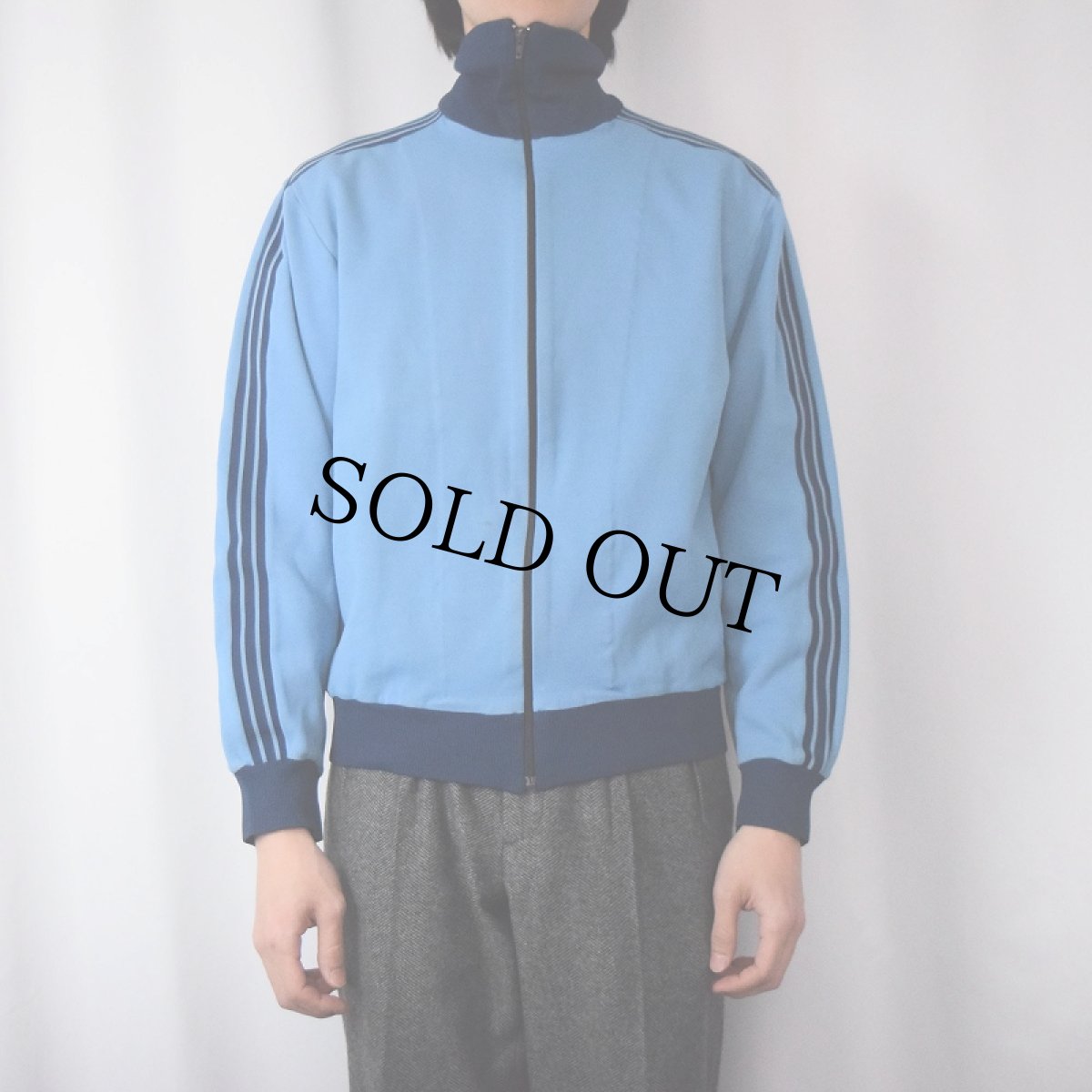 画像2: 70〜80's adidas デサント製 トラックジャケット size5 (2)