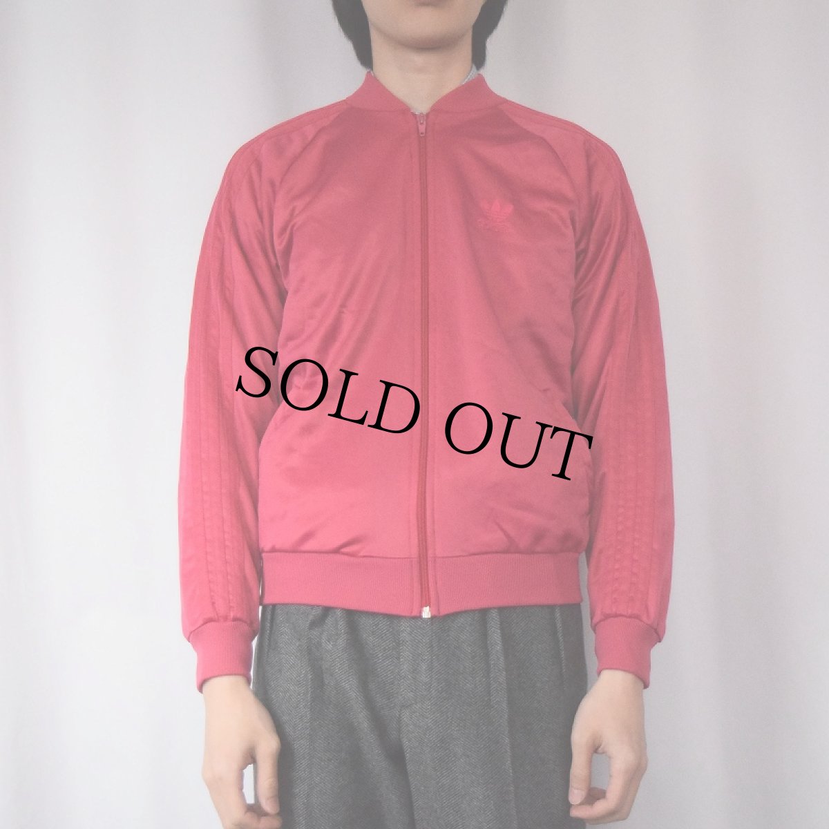 画像2: 80's adidas USA製 トラックジャケット L (2)