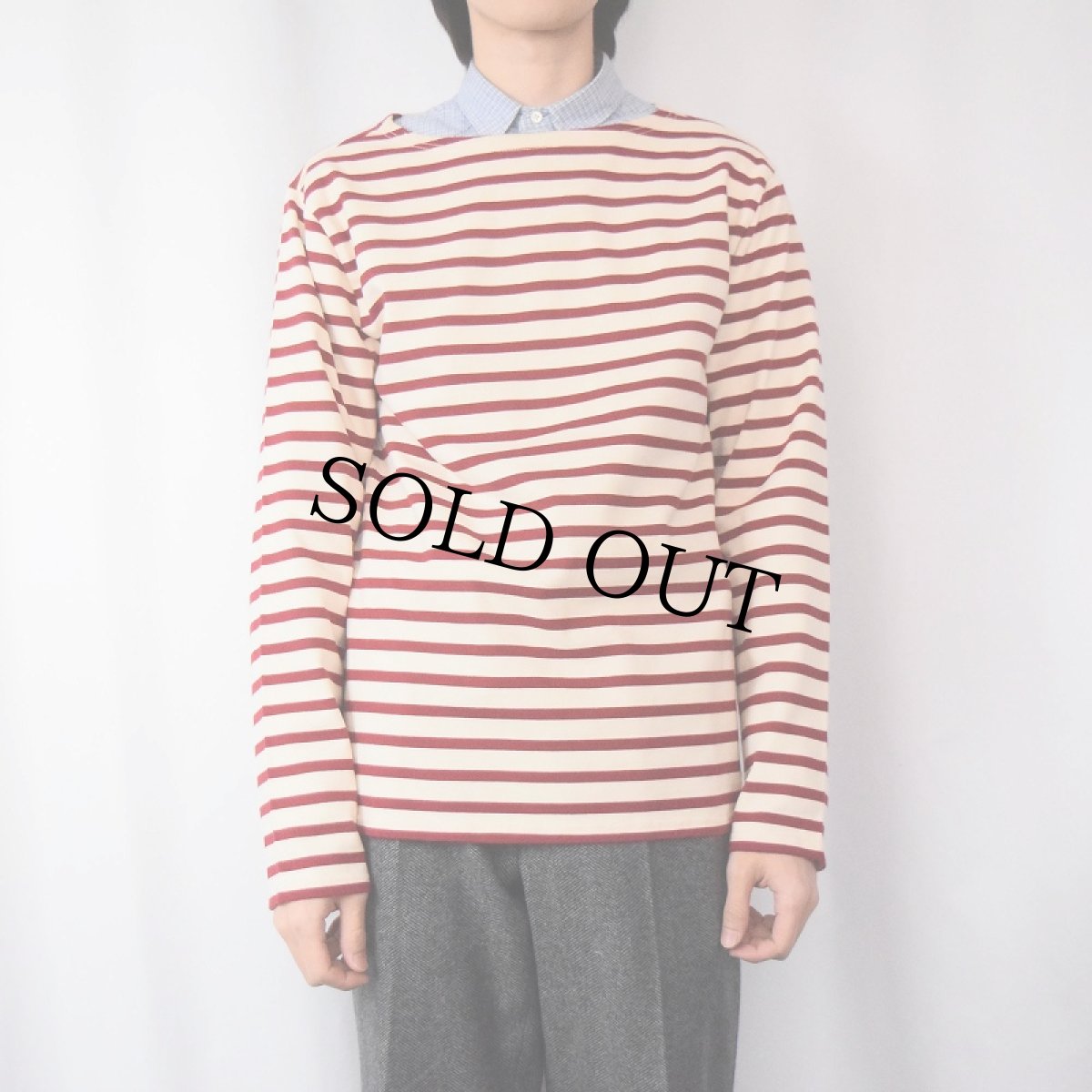 画像2: Ralph Lauren DENIM&SUPPLY バスクシャツ M (2)