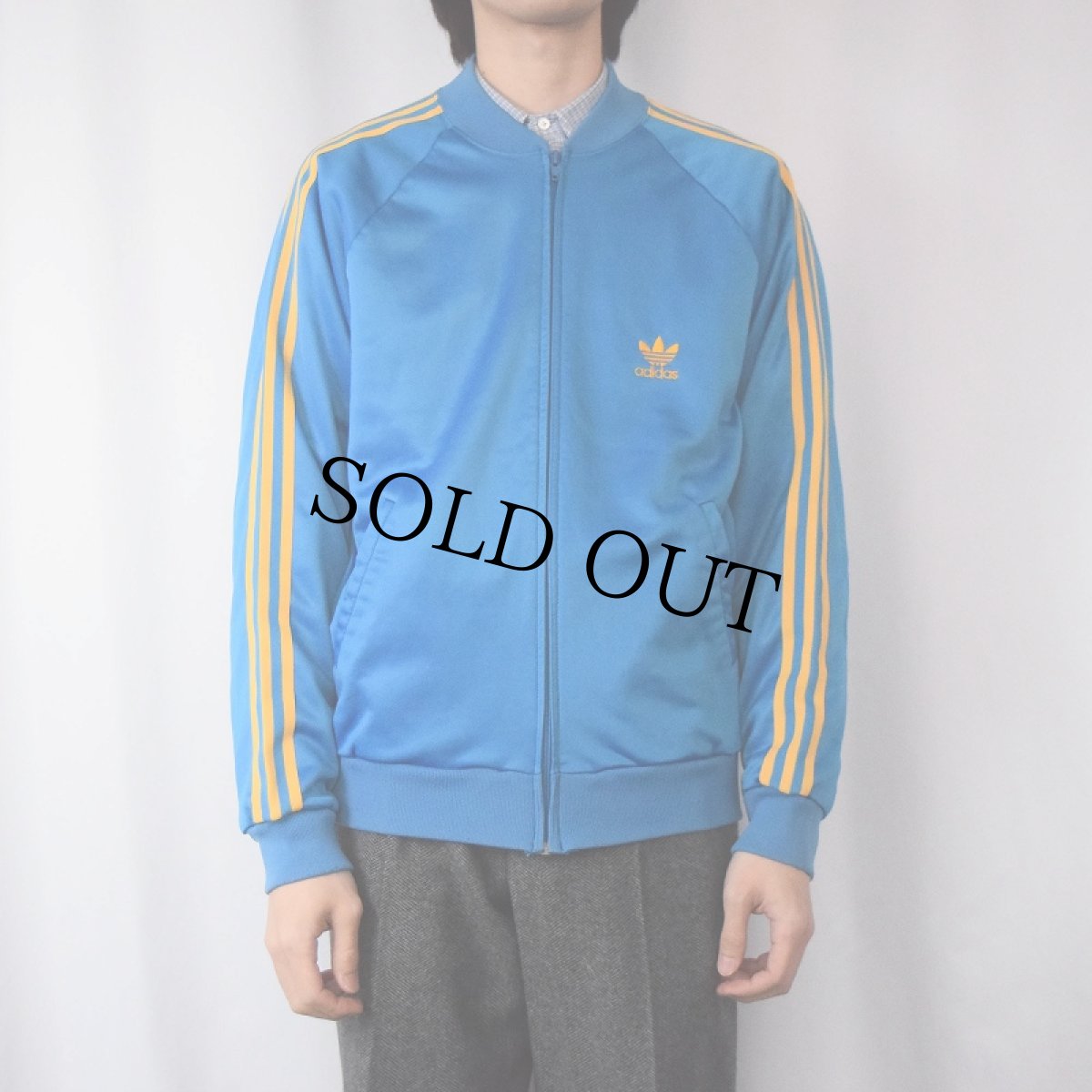 画像2: 80's adidas USA製 トラックジャケット L (2)