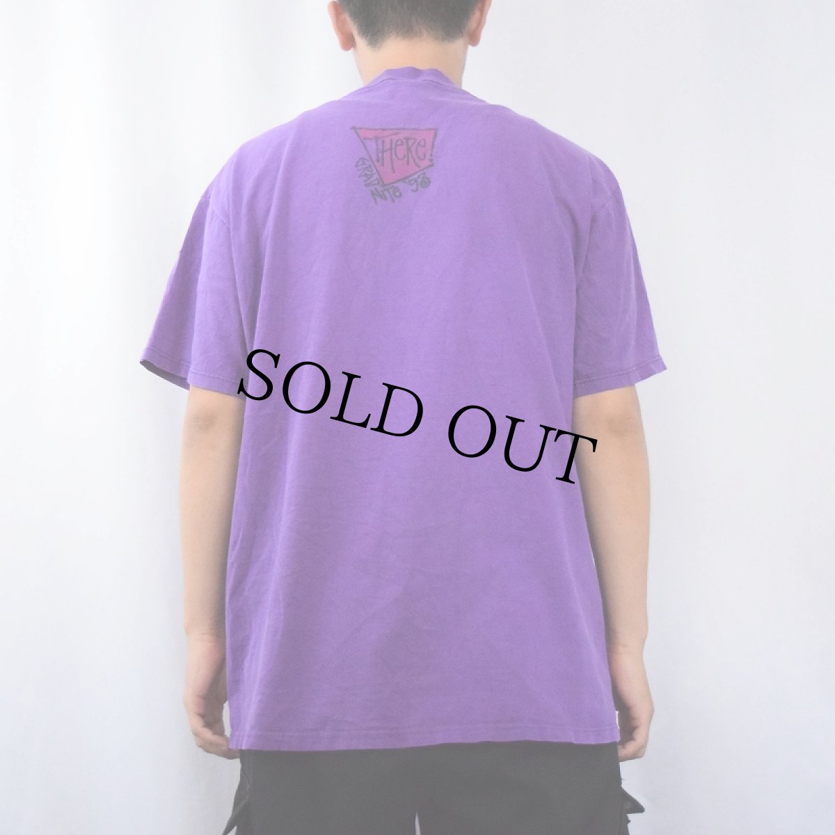 画像3: 90's Disney USA製 "GRAD NITE 93" キャラクターパロディプリントTシャツ L/XL (3)