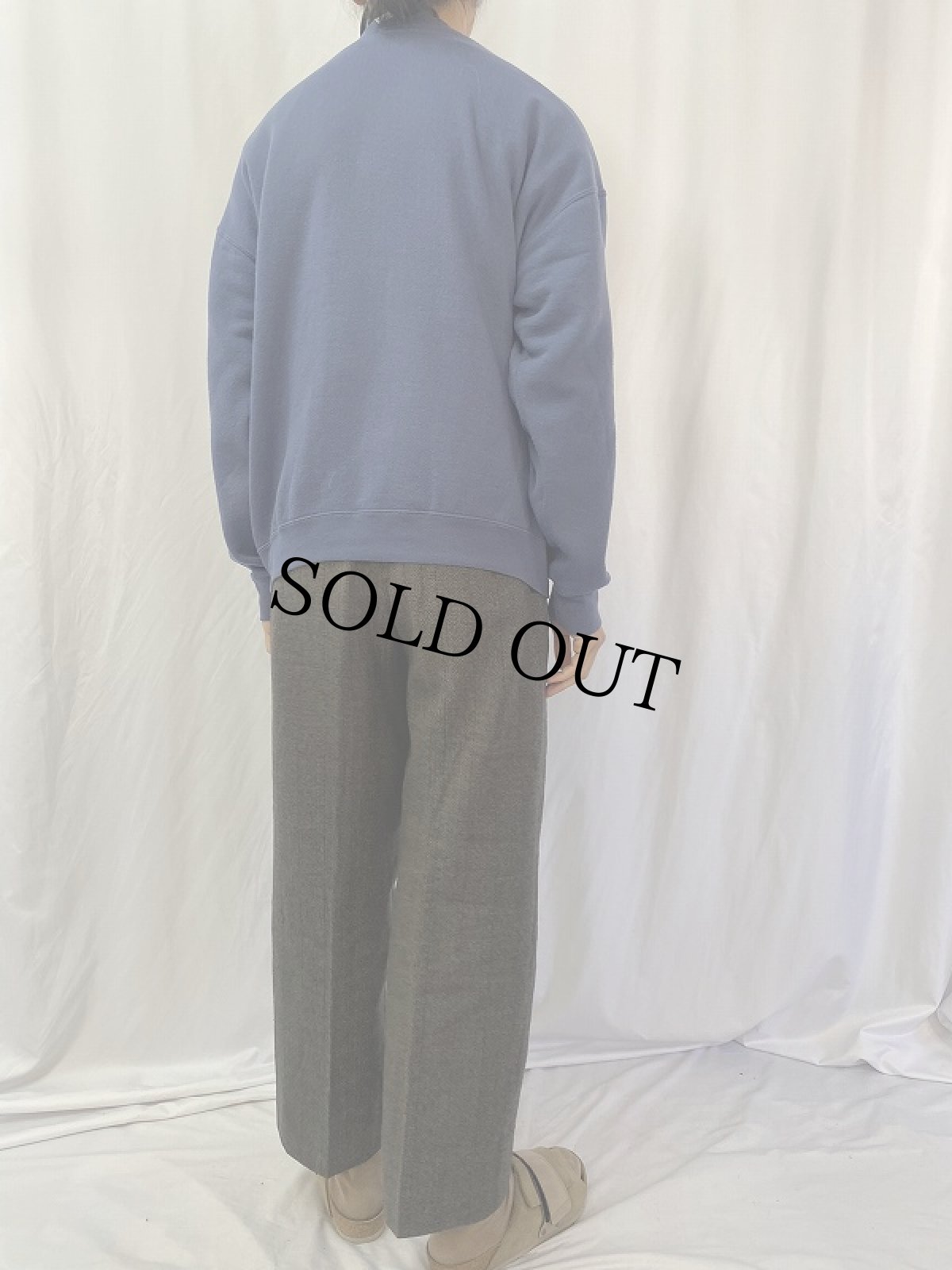 画像4: 90's Fender USA製 楽器メーカー ロゴプリントスウェット L (4)