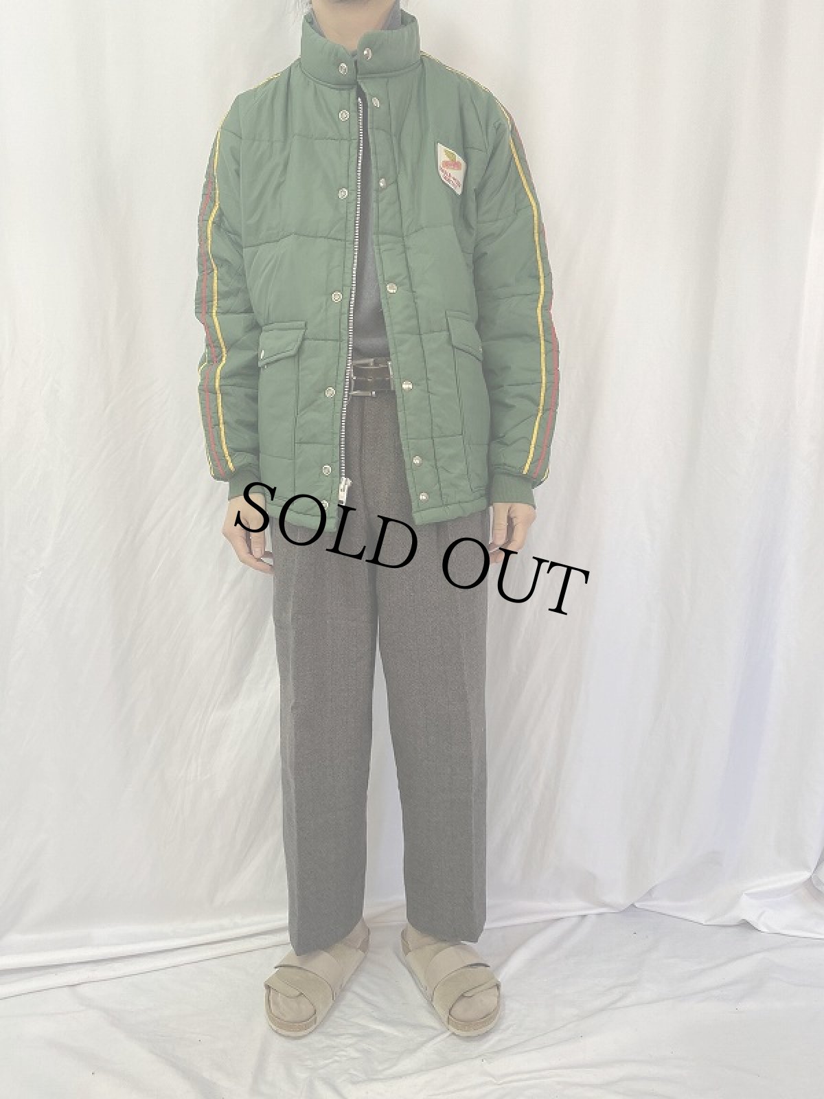 画像2: 70's Swingster 中綿入り ジャケット L (2)