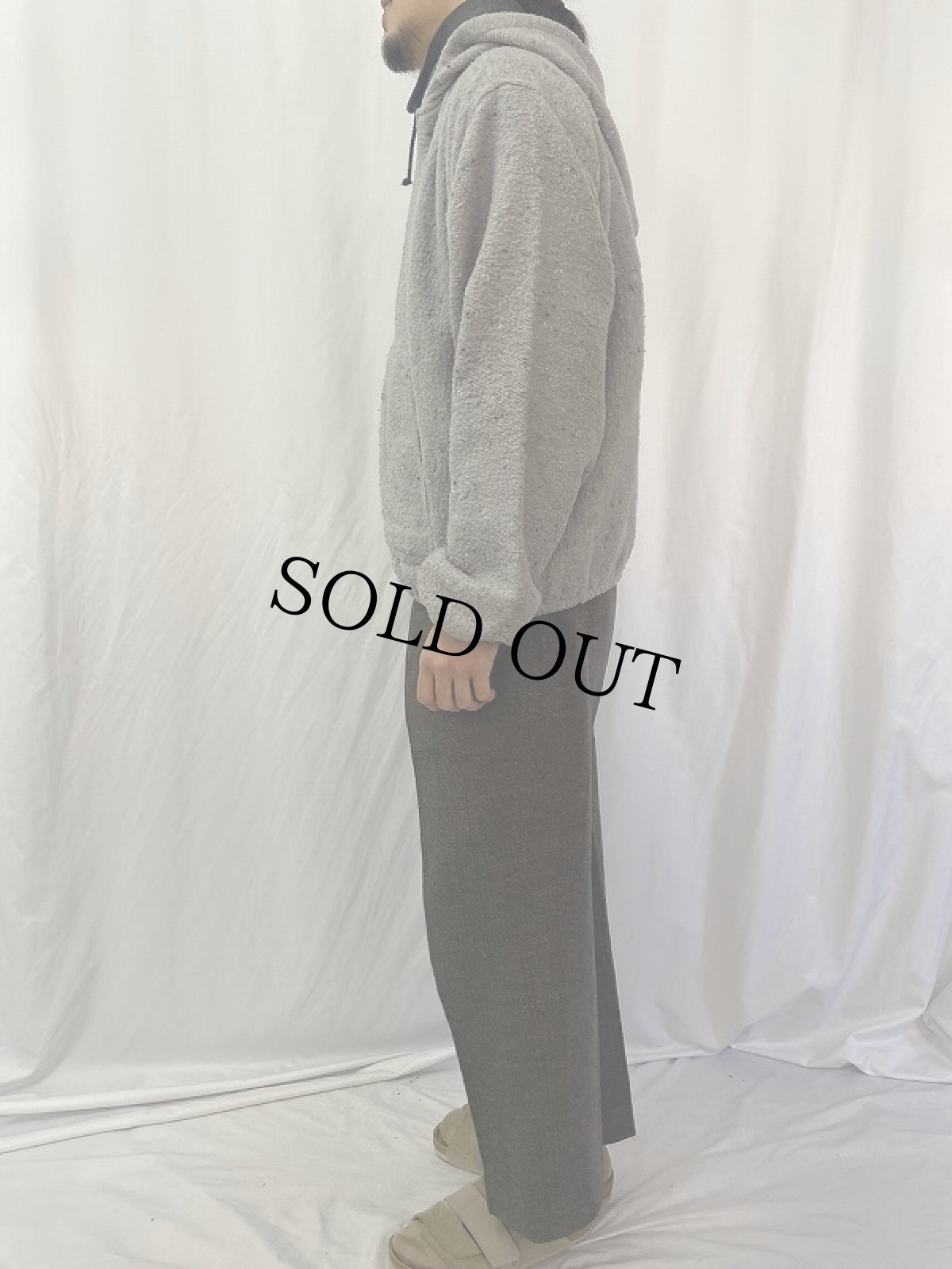 画像3: EARTH RAGS ラグ ジップパーカー L (3)