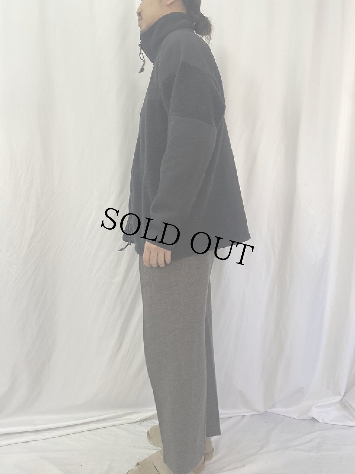 画像4: U.S.MILITARY ECWCS GEN2 "POLAETEC" フリースジャケット MEDIUM BALCK (4)