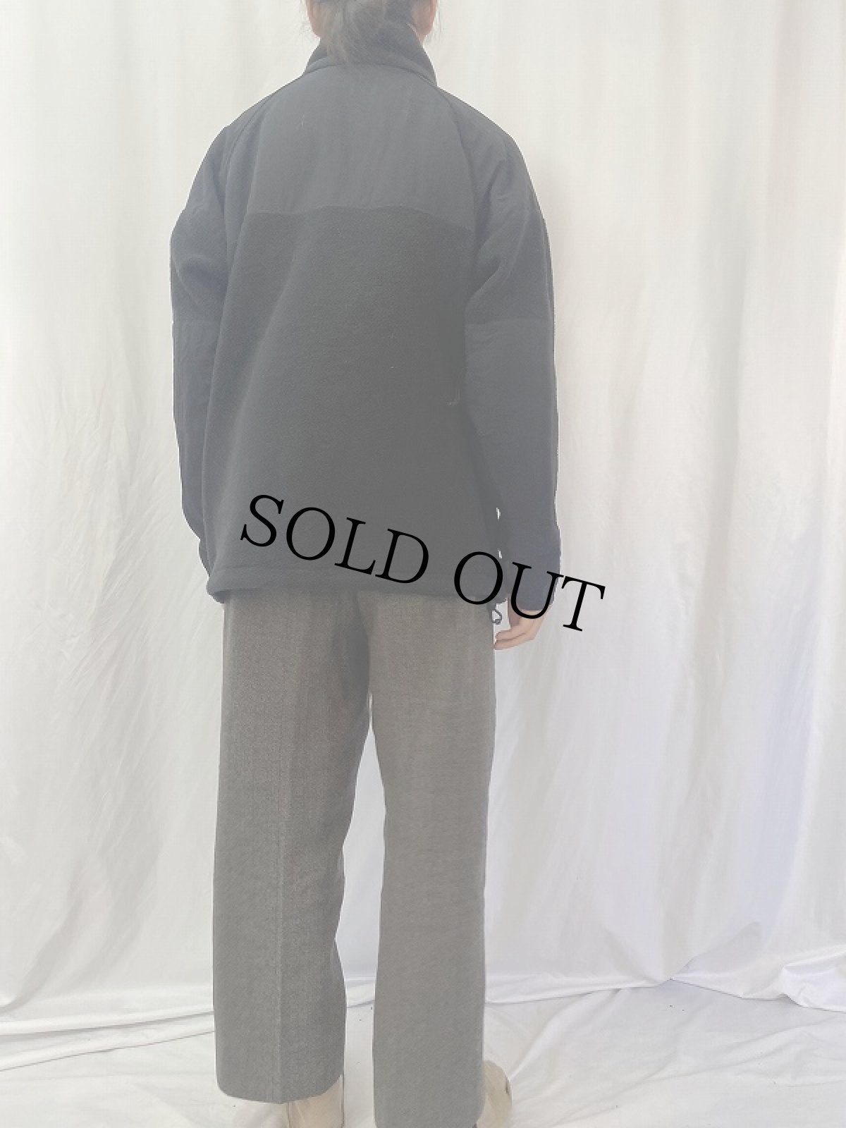 画像3: U.S.MILITARY ECWCS GEN2 "POLAETEC" フリースジャケット MEDIUM BALCK (3)